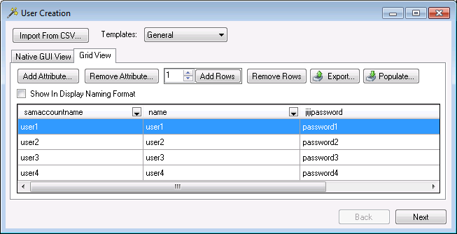 Bulk User Creation in Active Directory